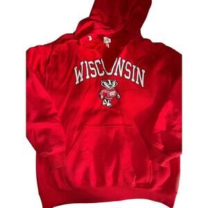 WISCONSIN BADGERS HOODIE SIZE medium M